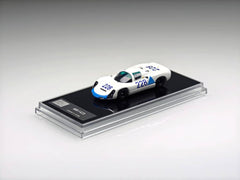 (Pre-Order) 1/64 Carport Models CPP910WBL228 Porsche 910 White/ Blue #228