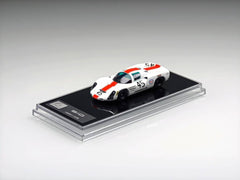 (Pre-Order) 1/64 Carport Models CPP910WR45 Porsche 910 White w/ Red Stripes #45