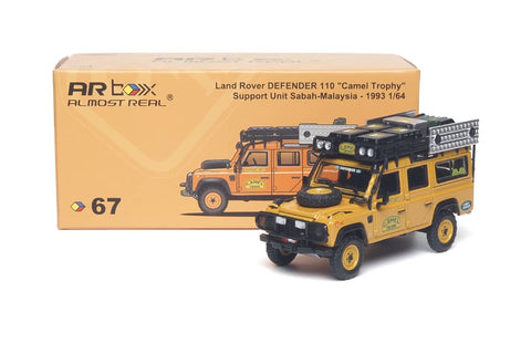 1/64 Almost Real 610323001 Land Rover Defender 110 Camel Trophy Support Unit Sabah-Malaysia 1993
