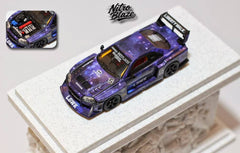 (Pre-Order) 1/64 Nitro Blaze NBNSR34P Nissan Skyline ER34 Starry Purple #5