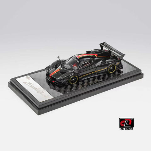 (Pre-Order) 1/64 LCD Models LCD64045-CB Pagani Zonda Revolution Carbon Black