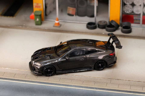 (Pre-Order) 1/64 Street Weapon SWBM4CBK BMW M4 G82 GTR Full Carbon Black