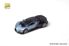 (Pre-Order) 1/64 Howie Model HMBTBLBK Bugatti Tourbillon Blue/ Black Presentation