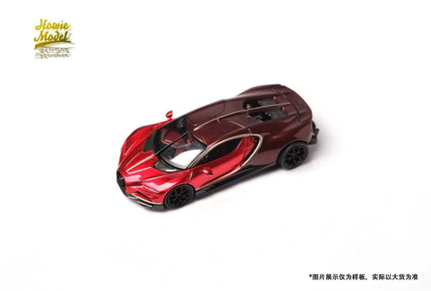 (Pre-Order) 1/64 Howie Model HMBTRB Bugatti Tourbillon Red/ Brown