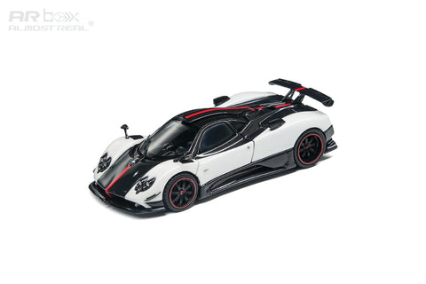 (Pre-Order) 1/64 Almost Real 650601001 Pagani Zonda Cinque Coupe 2009 Bianco Benny White
