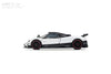 (Pre-Order) 1/64 Almost Real 650601001 Pagani Zonda Cinque Coupe 2009 Bianco Benny White