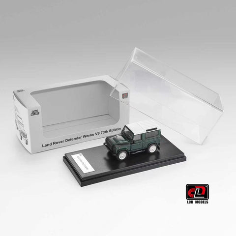 (Pre-Order) 1/64 LCD Models LCD64016-OG Land Rover Defender 90 V8 Olive Green