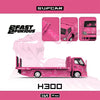(Pre-Order) 1/64 SupCar SC647255 Hino 300 Tow Truck FNF2 Pink