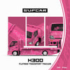 (Pre-Order) 1/64 SupCar SC647255 Hino 300 Tow Truck FNF2 Pink