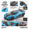 (Pre-Order) 1/64 Happycar KO-01 Koenigsegg Agera RS Blue/ Orange