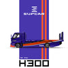 (Pre-Order) 1/64 SupCar SC647256 Hino 300 Tow Truck FNF3 Blue/ Orange