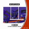 (Pre-Order) 1/64 SupCar SC647256 Hino 300 Tow Truck FNF3 Blue/ Orange