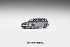 (Pre-Order) 1/64 King Model KMMBC63WG Mercedes-Benz C63 AMG W204 Wagon Gun Grey