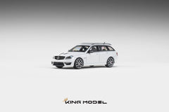 (Pre-Order) 1/64 King Model KMMBC63WW Mercedes-Benz C63 AMG W204 Wagon White