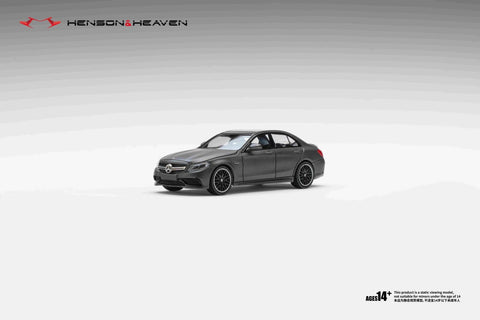 (Pre-Order) 1/64 Henson & Heaven HHMBC63SG Mercedes-Benz C63S AMG Matte Dark Grey