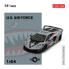 (Pre-Order) 1/64 Cool Car CC643835 Lamborghini Aventador LP700-4 GT Evo Air Force Shark
