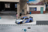 (Pre-Order) 1/64 Fuji FNSR34SBLBKW Nissan Skyline GT-R R34 Nismo Z-Tune Silver/ Blue w/ Black Wing