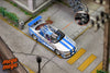 (Pre-Order) 1/64 Mega Mega MMNSR34SBL Nissan Skyline GT-R R34 FNF Silver/ Blue