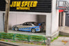 (Pre-Order) 1/64 Mega Mega MMNSR34SBL Nissan Skyline GT-R R34 FNF Silver/ Blue