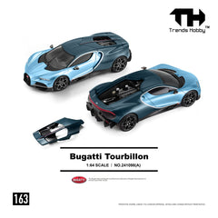 (Pre-Order) 1/64 Trends Hobby 163 Bugatti Tourbillon Atlantic Blue