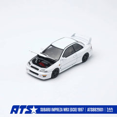 (Pre-Order) 1/64 ATS Models ATS882901 Subaru Impreza WRX (GC8) 1997 White