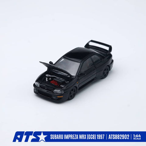 (Pre-Order) 1/64 ATS Models ATS882902 Subaru Impreza WRX (GC8) 1997 Black