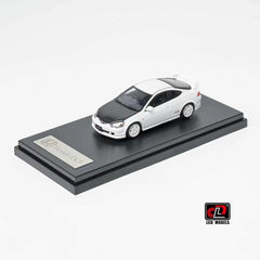 (Pre-Order) 1/64 LCD Models LCD64038-CW Honda Integra DC5 Type R White w/ Carbon Bonnet