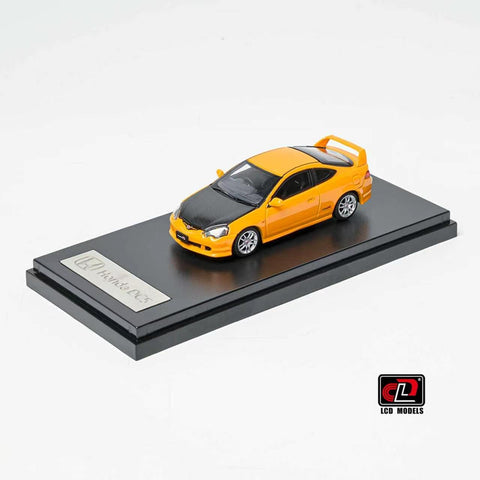 (Pre-Order) 1/64 LCD Models LCD64038-CY Honda Integra DC5 Type R Yellow w/ Carbon Bonnet