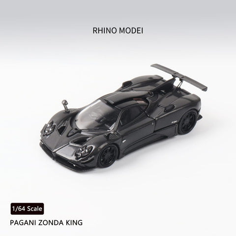 (Pre-Order) 1/64 Rhino Model RMPZCBK Pagani Zonda King Carbon Black