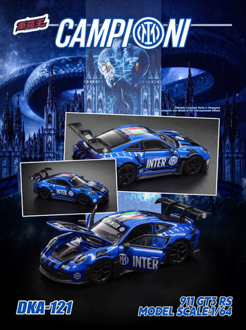 (Pre-Order) 1/64 Demon King Auto DKA-121 Porsche 911 GT3 RS Inter