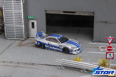 (Pre-Order) 1/64 Star Models SMNSS15SBL Nissan Silvia S15 Silver/ Blue
