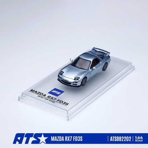 (Pre-Order) 1/64 ATS Models ATS882202 Mazda RX-7 FD3S Metallic Gray