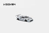 (Pre-Order) 1/64 Vision64 VLCW Lamborghini Countach LP500 White #41
