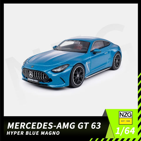 (Pre-Order) 1/64 KILO Works 113100022 Mercedes-AMG GT63 Hyper Blue Magno