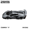 (Pre-Order) 1/64 Time Micro TM647708-D Lamborghini Countach V Fighter Jet Gray