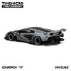 (Pre-Order) 1/64 Time Micro TM647708-D Lamborghini Countach V Fighter Jet Gray