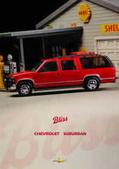 (Pre-Order) 1/64 Bliss Mold BMGMCSR GMC Suburban GMT400 Metallic Red