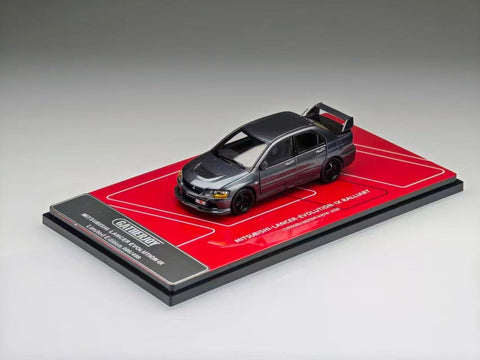 (Pre-Order) 1/43 Gatherjoy GJMLEVO9G Mitsubishi Lancer Evolution 9 Ralliart Gun Metal Grey