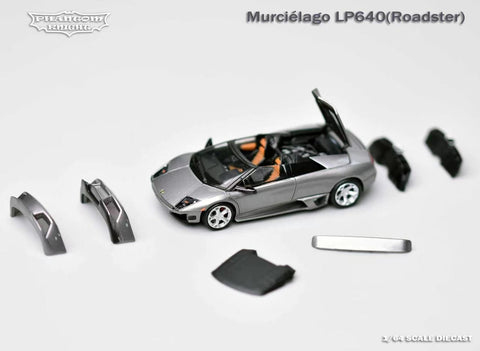 (Pre-Order) 1/64 Phantom Knight PKLMRG Lamborghini Murcielago LP640 Roadster Gun Metal Grey
