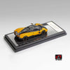 (Pre-Order) 1/64 LCD Models LCD64039-CY Pagani Utopia Yellow/ Carbon