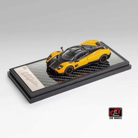 (Pre-Order) 1/64 LCD Models LCD64039-CY Pagani Utopia Yellow/ Carbon
