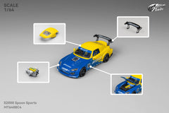 (Pre-Order) 1/64 Micro Turbo MT6408C4 Honda S2000 AP1 Spoon #95
