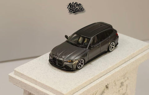 (Pre-Order) 1/64 Nitro Blaze NBBM3G BMW M3 G81 Titanium Steel Grey