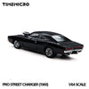 (Pre-Order) 1/64 Time Micro TM649001 Pro Street Charger 1969 Black