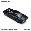 (Pre-Order) 1/64 Time Micro TM649001 Pro Street Charger 1969 Black