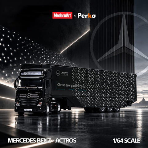 (Pre-Order) 1/64 ModernArt MD648702 Mercedes-Benz Actros Mercedes-AMG Petronas F1 Team