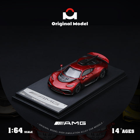 (Pre-Order) 1/64 Original Model OM646413 Mercedes-AMG One Metallic Red