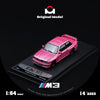 (Pre-Order) 1/64 Original Model OM647811 BMW M3 E30 Pearl Pink