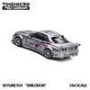 (Pre-Order) 1/64 Time Micro TM648410 Nissan Skyline GT-R R34 Smilodon Nightingale Silver