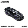 (Pre-Order) 1/64 Time Micro TM648409 Nissan Skyline GT-R R34 Smilodon Nightingale Black